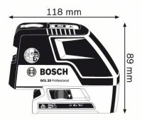 Livella laser a 5 punti e multifunzione Bosch GCL 25 + treppiede
