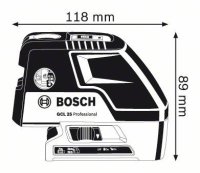 Livella laser a 5 punti e multifunzione Bosch GCL 25