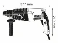 Bosch martello perforatore GBH 2-26 Professional 830W con attacco SDS plus, 2,7 J