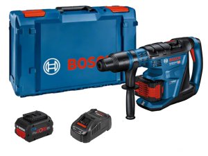 Bosch martello perforatore a batteria GBH 18V-40 C BITURBO con 2 batterie 8.0Ah e valigetta