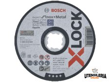 Mole da taglio X-LOCK Bosch per inox e metallo ø125mm piana 1mm (10pz)
