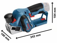 Bosch pialletto a batteria GHO 12V-20 Professional in valigetta