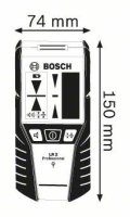 Ricevitore elettronico Bosch LR 2 - raggio laser rosso fino 50m