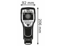 Bosch rilevatore Wallscanner D-tect 120 Professional fino a 120mm in valigetta