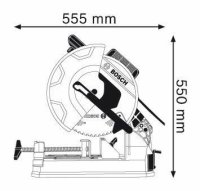 Sega per il taglio dei metalli GCD 12 JL 2000W lama 305mm