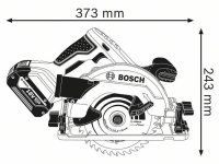 Sega circolare GKS 18V-57 G Bosch in valigetta senza batteria