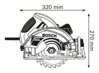 Sega a disco circolare BOSCH GKS 65 1.600W