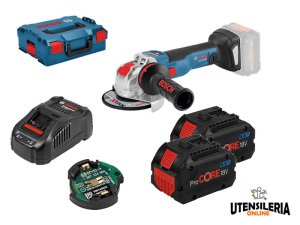 Smerigliatrice angolare X-LOCK a batteria Bosch professionale GWX 18V-10 SC