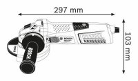 Smerigliatrice angolare elettrica GWS 13-125 CI 1.300W Ø 125mm