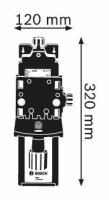 Supporto da parete WM 4 Bosch per il fissaggio di livelle laser