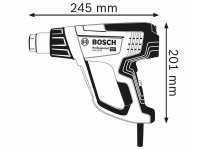 Bosch Termosoffiatore a filo GHG 23-63 Professional 2.300W con 5 bocchette e valigetta