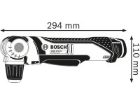 Bosch GWB 12V-10 trapano avvitatore angolare con 2 batterie in valigetta