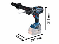 Bosch trapano avvitatore a percussione GSB 18V-150 C BITURBO con 3 batterie 8.0Ah