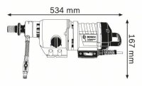 Trapano carotatore elettrico GDB 350 WE 3.200W foro 350mm