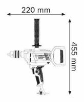 Trapano miscelatore elettrico professionale GBM 1600 RE 850W