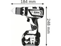 Trapano con percussione GSB 18V-60 C Bosch in valigetta senza batteria