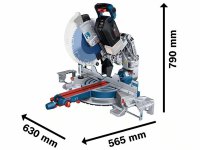 Bosch troncatrice radiale a batteria GCM 18V-305 GDC BITURBO per legno e alluminio