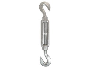 Tenditore a due ganci Carcano A163 in acciaio zincato DIN 1480, M6-M39 (10pz)