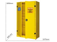 Armadio di sicurezza Carvel 1075x500x1850mm per liquidi infiammabili e solventi