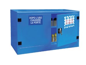 Armadio di sicurezza sottobanco Carvel 1075x500x600mm per prodotti chimici