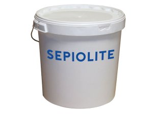 Assorbente in granuli Carvel Sepiolite per assorbimento liquidi universali, secchio 20Kg