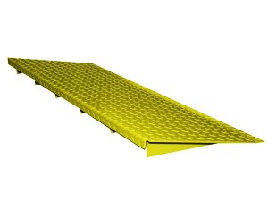 Rampa lineare Carvel 2000x300mm per piattaforma di contenimento pedonabile