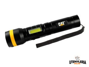 Torcia tattica ricaricabile CAT CT 6315 doppio led dimmerabile, 1200 lumen