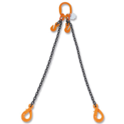 Catena sollevamento 4mt ganci Self-Locking D.16 2 bracci portata 11.20 Ton