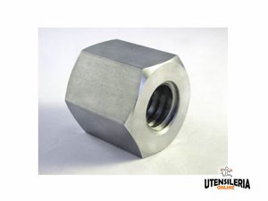 Chiocciola madrevite acciaio INOX esagonale MIE304 trapezoidale