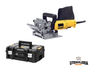 Fresatrice per giunzioni DeWalt 600W con linguette e valigetta