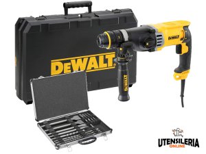 Tassellatore DeWalt SDS-Plus 3 modalità 900W doppio mandrino