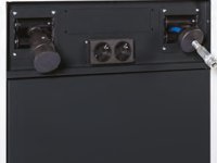 Arredo modulare per officina Fami GARAGE104 con piano in acciaio inox, 2757x640x2000mm