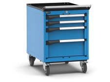 Carrello portautensili Fami Master con 4 cassetti ad estrazione regolabile blu, 561x726x822mm