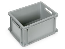 Cassetta in plastica Fami Euro Box 400x300x220mm con maniglie aperte e fondo rinforzato