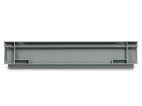 Cassetta in plastica Fami Euro Box 600x400x120mm con maniglie a conchiglia e fondo liscio