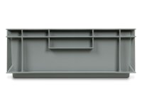 Cassetta in plastica Fami Euro Box 600x400x150mm con maniglie chiuse e fondo liscio