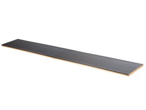 Copertura in acciaio gommato Fami per banchi con piano in legno, 3004x754x22mm