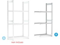 Scaffalatura aggiuntiva Fami ST1035 1028x421x2016mm, attacco a struttura ST1034