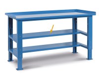 Semipiano inferiore blu per banchi Fami modello Work Steel Up larghezza 1760 mm