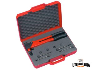 Rivettatrice manuale per inserti filettati FAR KJ21 M3-M8 in valigetta