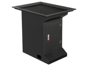 Banco universale Fervi 0599 per trapani fresa con vano 530x735mm