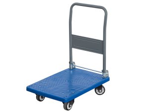 Carrello portapacchi Fervi C150 con piattaforma in pvc, portata 150kg