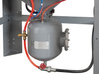 Sabbiatrice a pressione Fervi 0615 con aspiratore separato, 0.7kW