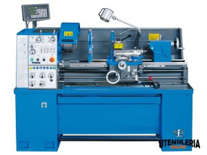 Tornio parallelo Fervi T070/400V3A con visualizzatore 400V 2,4kW