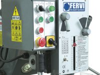 Trapano a colonna Fervi T062 con trasmissione ad ingranaggi 1,1/1.5kW