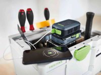 Caricabatterie portatile Festool PHC 18 per ricarica wireless di cellulari