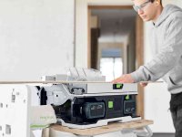 Sega circolare da banco Festool CSC SYS 50 EBI-Basic-Set a batteria con carrello