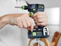 Trapano avvitatore Festool TXS 18 C 3,0-Set con batterie, accessori e valigetta portainserti