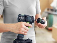 Trapano avvitatore Festool TXS 18 C 3,0-Set con batterie, accessori e valigetta portainserti