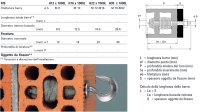 Calze Bussola retinata in acciaio per resina da 1 metro FIS HL F (6pz)